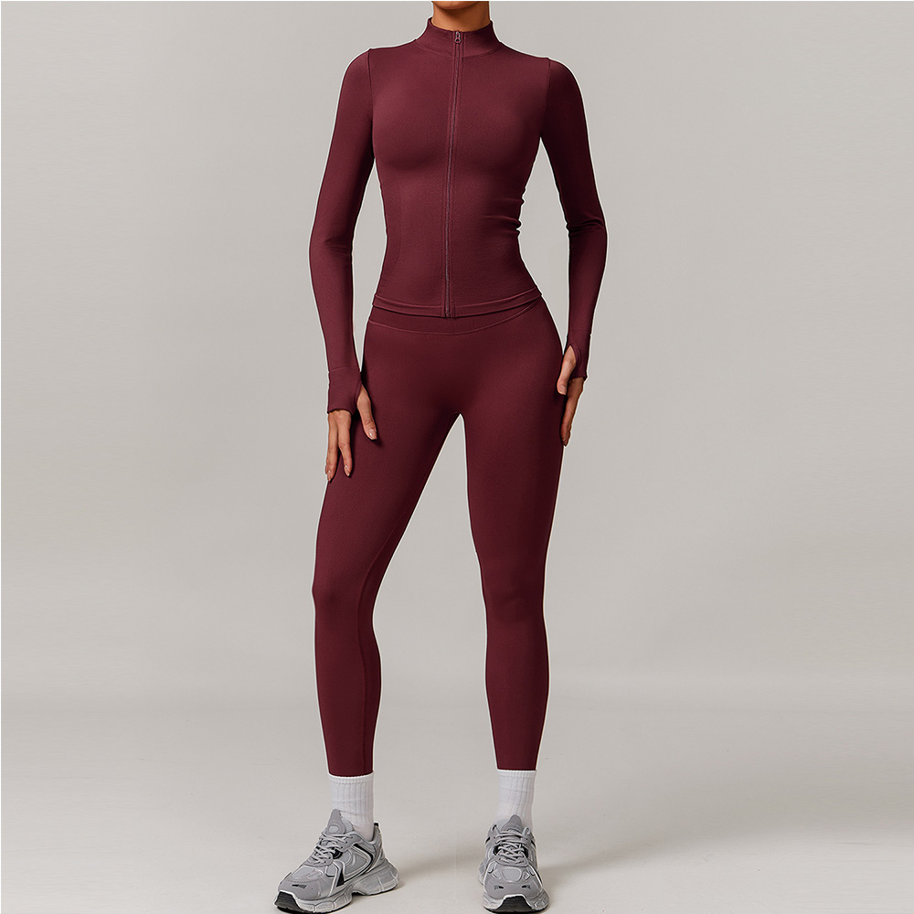 Winter Clothing Equipment - 2/3-teiliges Yoga-Set für Damen, Nahtloses Sportoutfit,