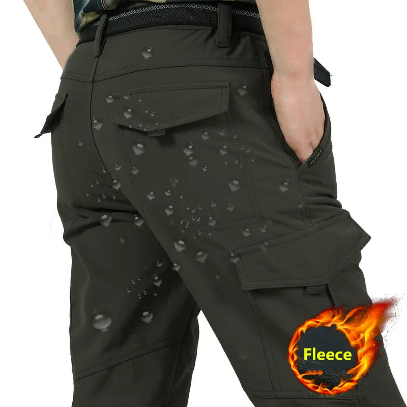 Ski Pants Waterproof - Winter Dicke Hosen Männer Doppel Schicht