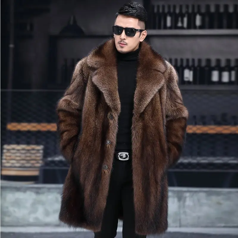 Quality Winter Clothing Jacket - Luxus Marke männer Kleidung Pelz Jacken