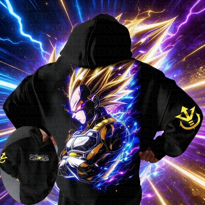 Winter Clothing Japan - 2026 Dragon Ball Herren-Hoodie Pullover Majin
