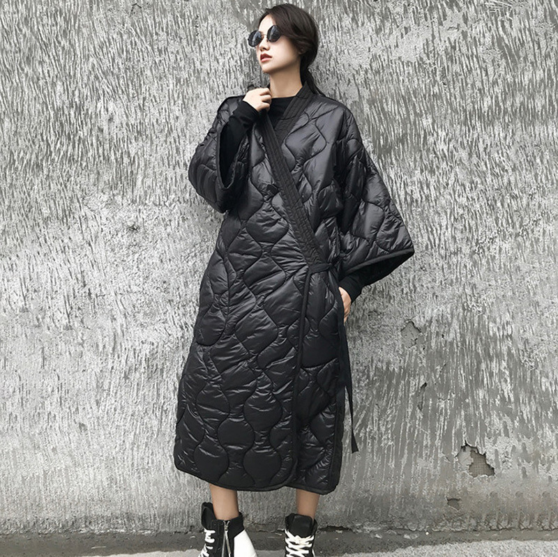 Traditional Winter Japanese Clothing - 2026 Neue Schwarze Winter-Kimono-Jacke Japanischer Kimono-Bandagenmantel