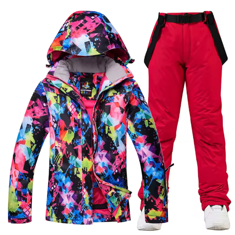 Ski Pants Waterproof - Billiger, Frauen Schnee tragen Anzug-Sets, Snowboard-Kleidung,