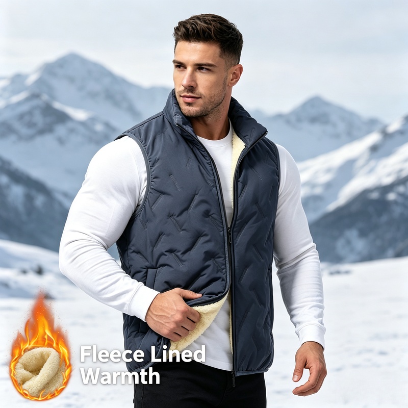 Quality Winter Clothing Jacket - Winddichte, wasserdichte und warme Herrenwesten für