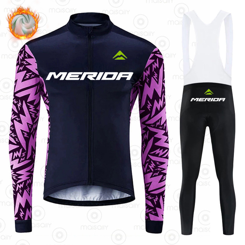 Winter Clothing Equipment - Merida Winter Thermo Fleece Radfahren Kleidung