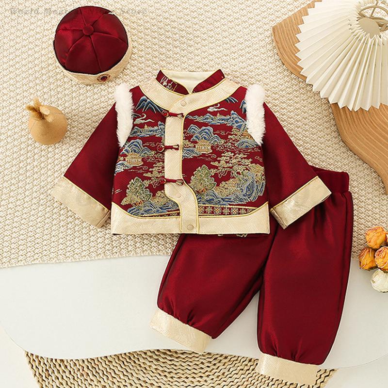 Winter Clothing Baby Boy - Baby Kinder Festival Neujahr Kleidung Winter