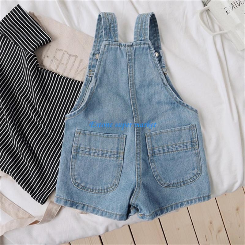 Winter Clothing Activities For Toddlers - 090B Stylische Jeans-Overalls für Kleinkinder, Shorts,