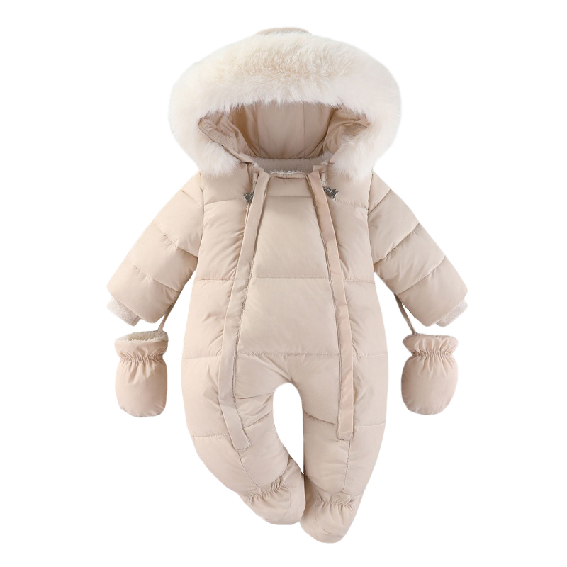 Winter Clothing Baby Boy - Winter Neugeborenen Baby Strampler Mit Handschuhe