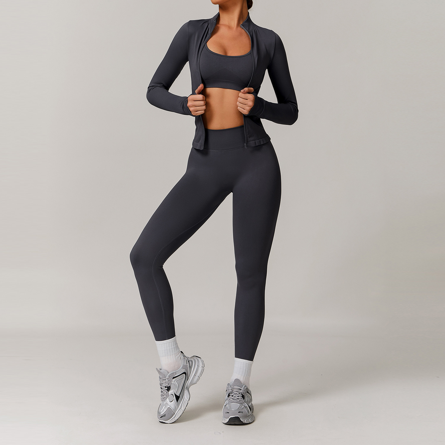 2/3-teiliges Yoga-Set für Dame – Winter Clothing Equipment Bewertung und Preis