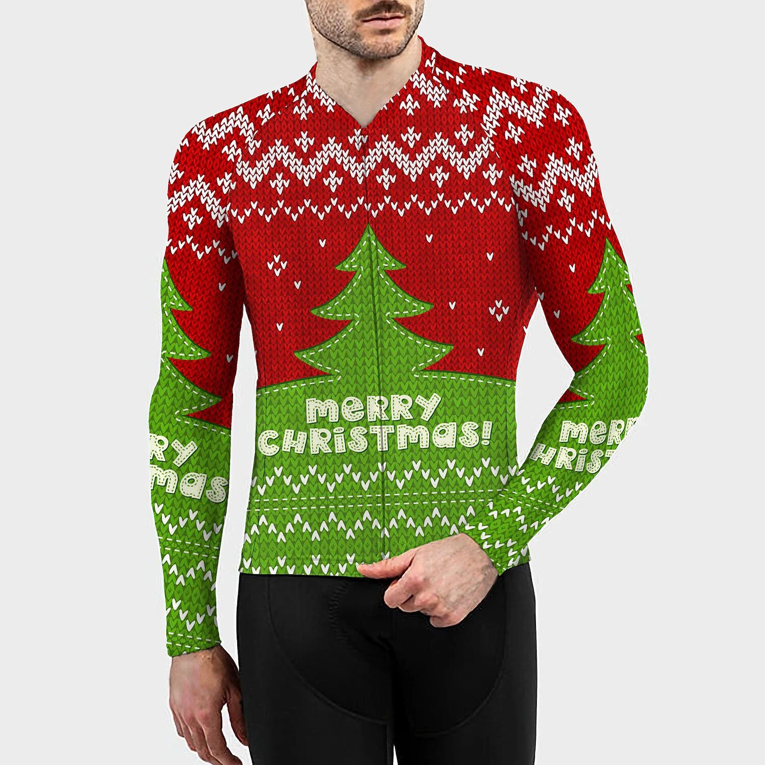 Männer Weihnachten Rad trikot  – Winter Clothing Equipment Bewertung und Preis