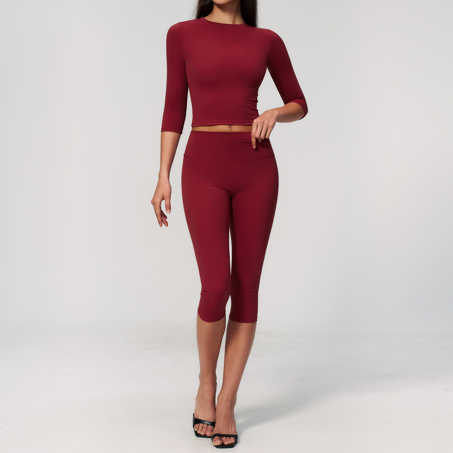 Yoga-Set 2-teilig Damen Traini – Winter Clothing Equipment Bewertung und Preis
