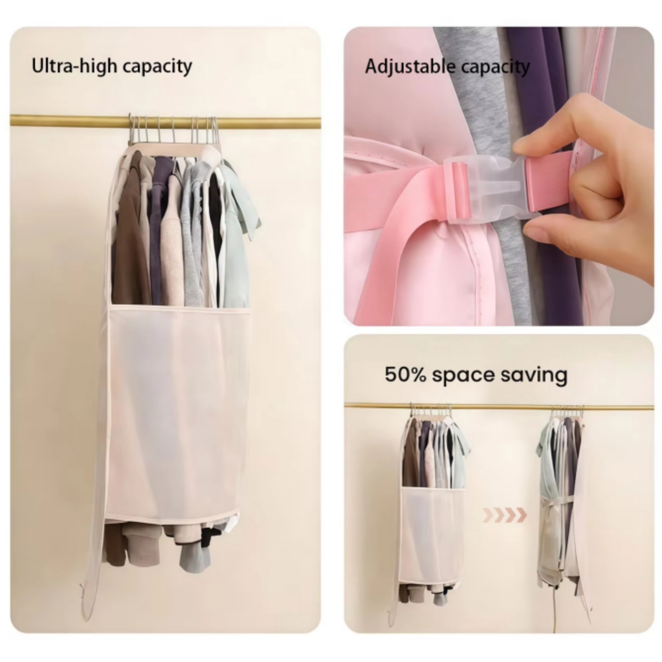 Kleiderschrank-Kompressions-Hä – Winter Clothing Storage Bewertung und Preis