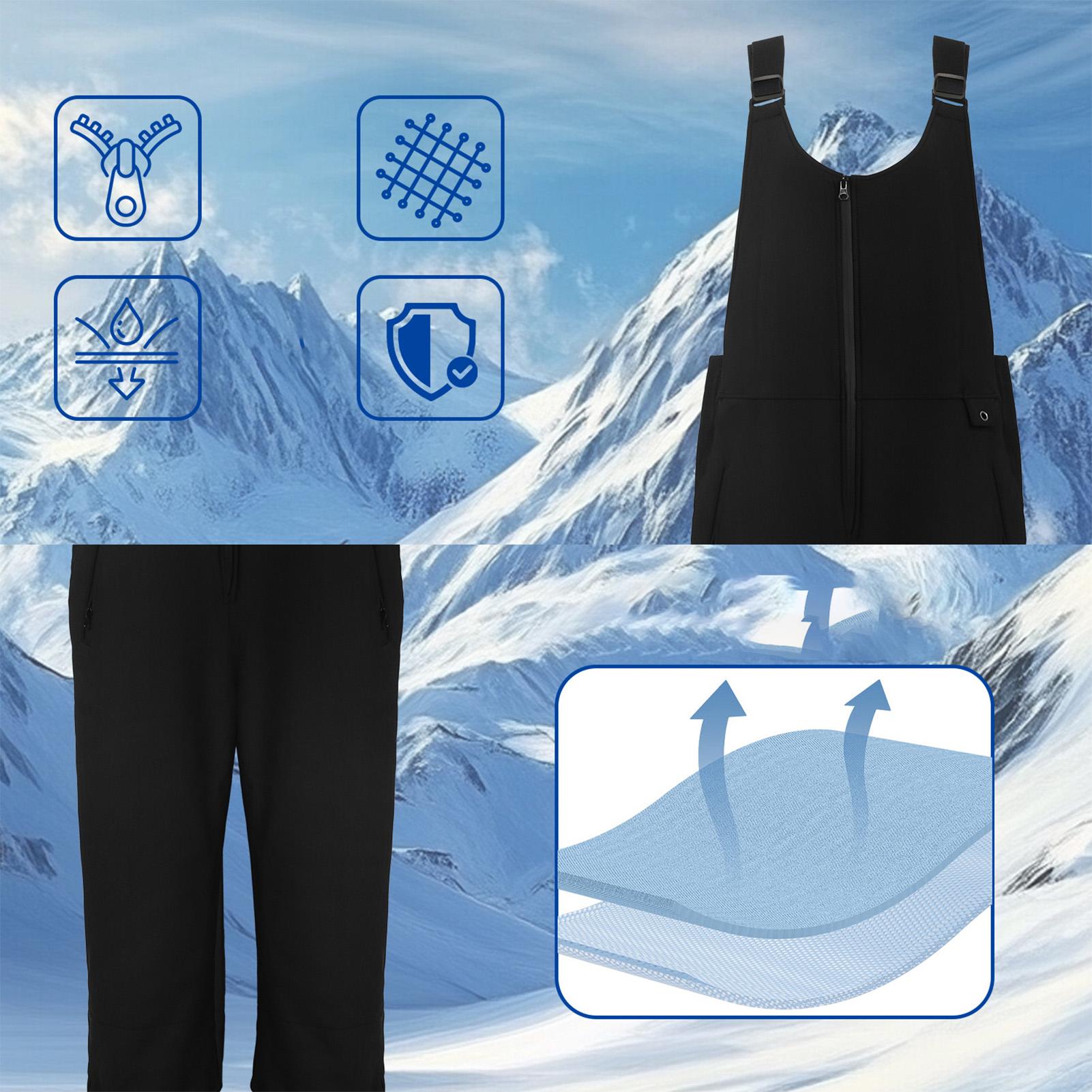 Isolierte Lätzchen für Damen,  – Ski Pants Waterproof Bewertung und Preis