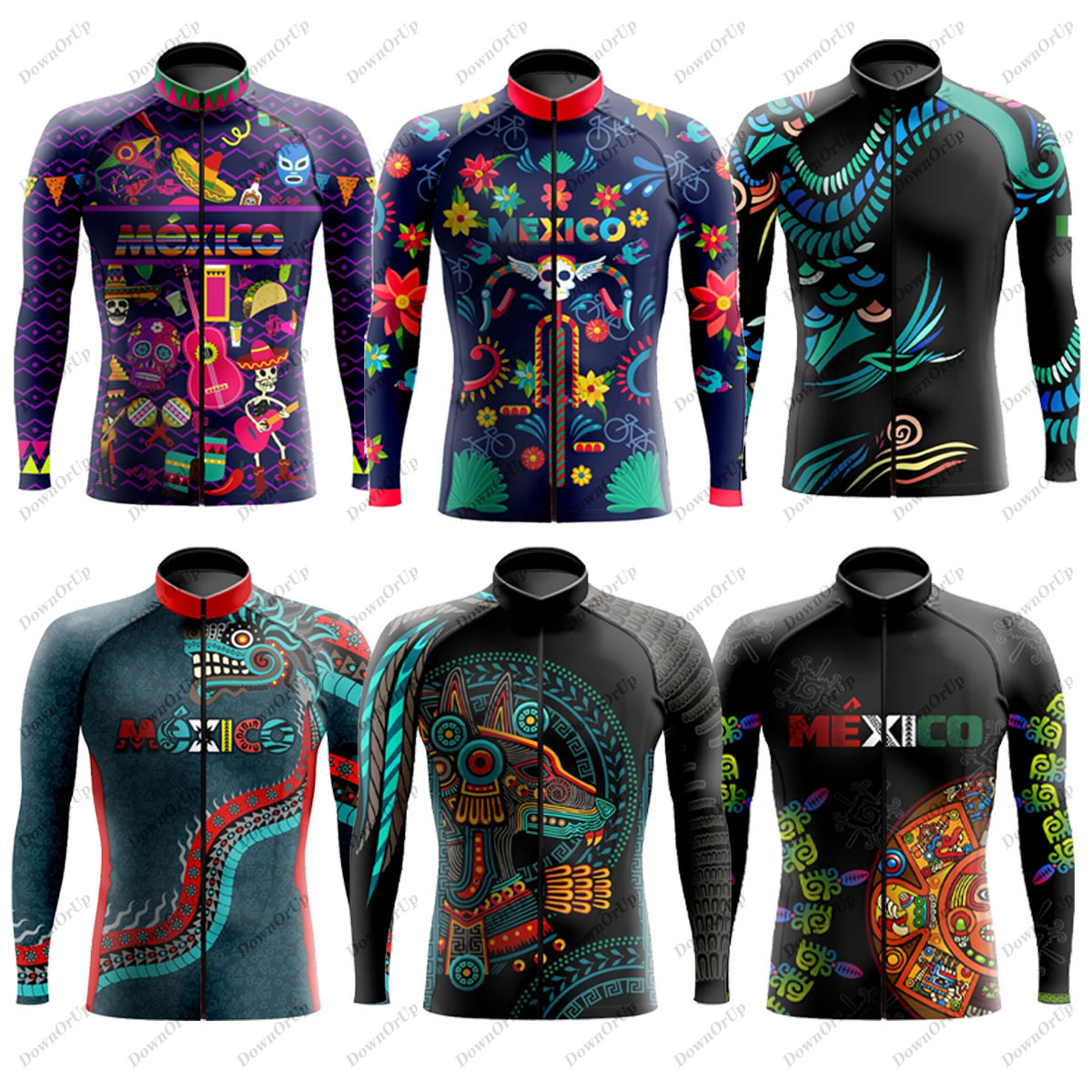 Mexiko Aztec Herren Langarm Ra – Winter Clothing Equipment Bewertung und Preis