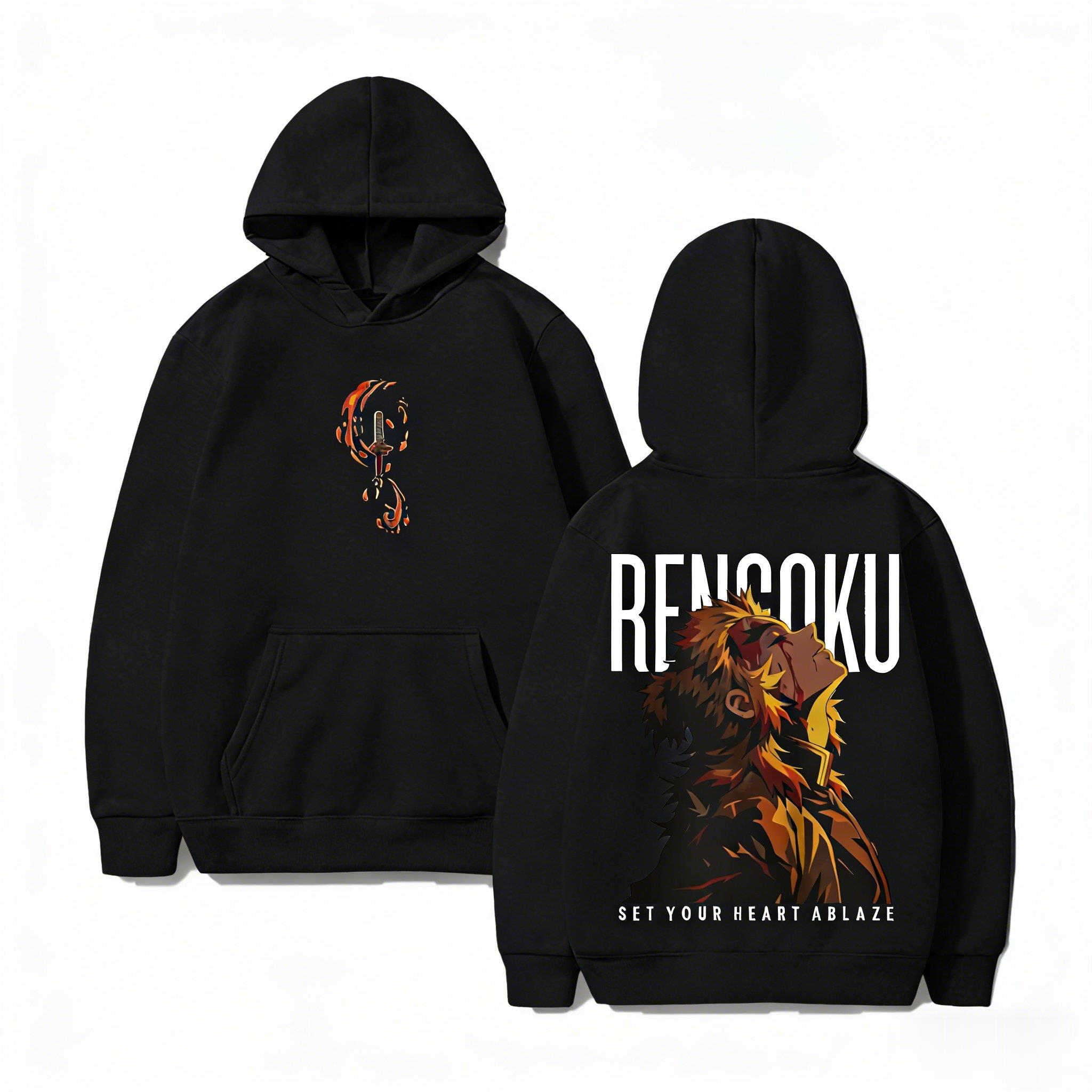 Demon Slayer Rengoku Hoodie An – Winter Clothing Japan Bewertung und Preis