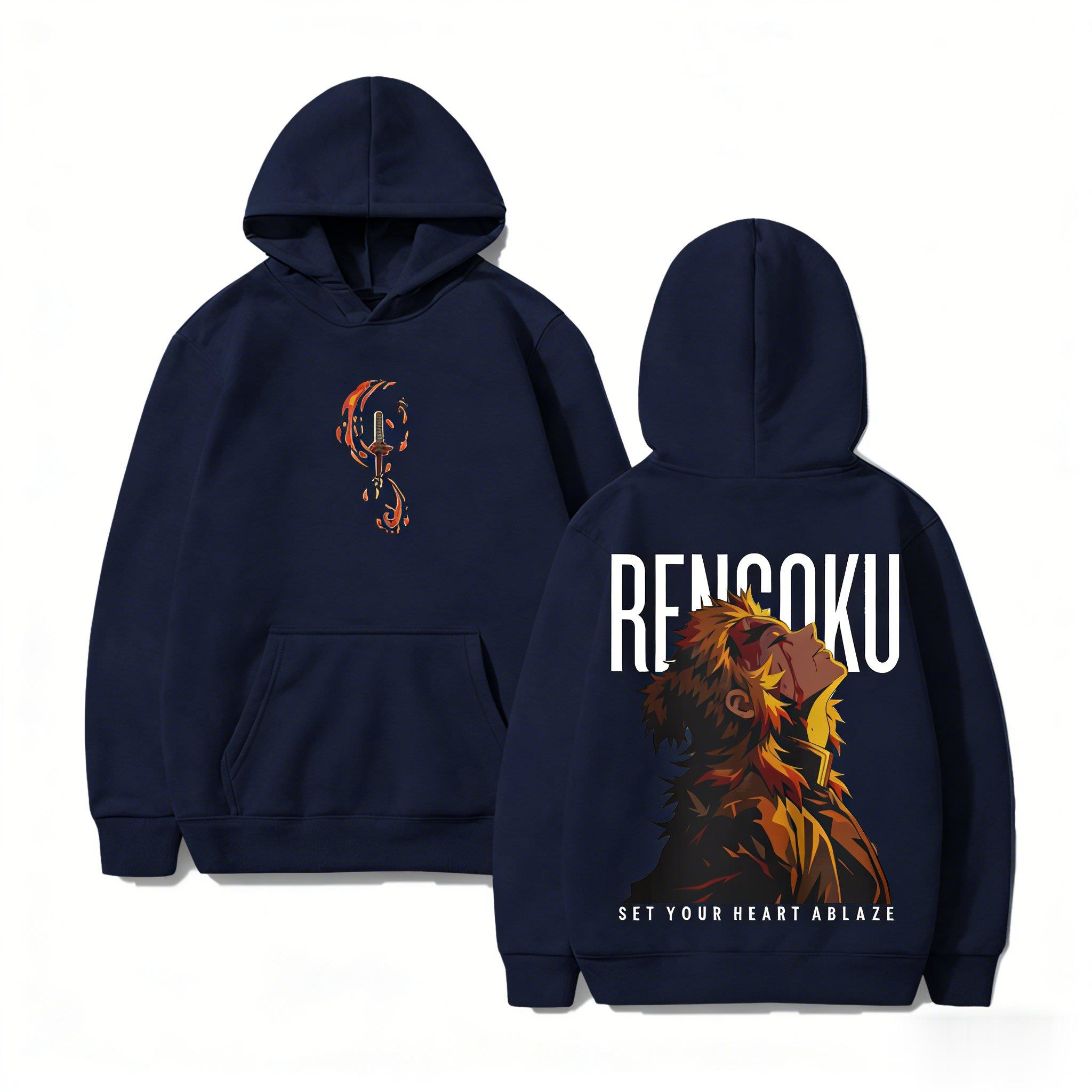 Demon Slayer Rengoku Hoodie An – Winter Clothing Japan Bewertung und Preis