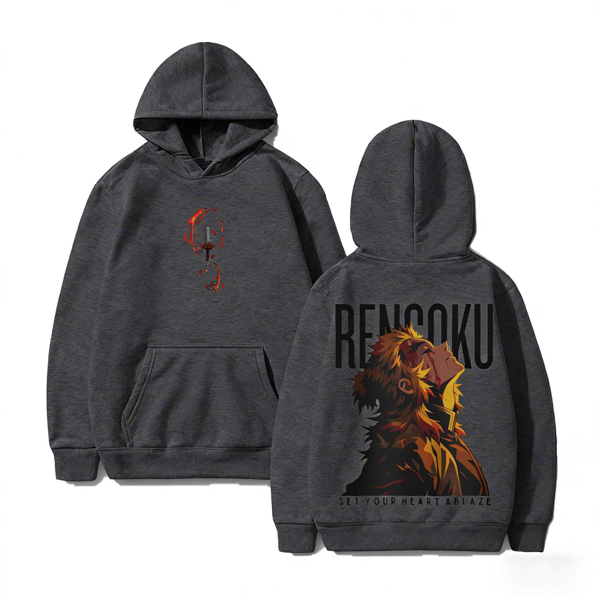 Demon Slayer Rengoku Hoodie An – Winter Clothing Japan Bewertung und Preis