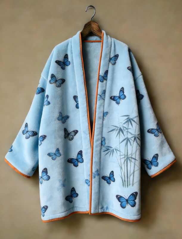 Japanischer Kimono Haori Yukat – Traditional Winter Japanese Clothing Bewertung und Preis