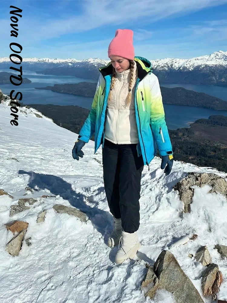 Damen Winter Ombre Skijacke &  – Ski Pants Waterproof Bewertung und Preis