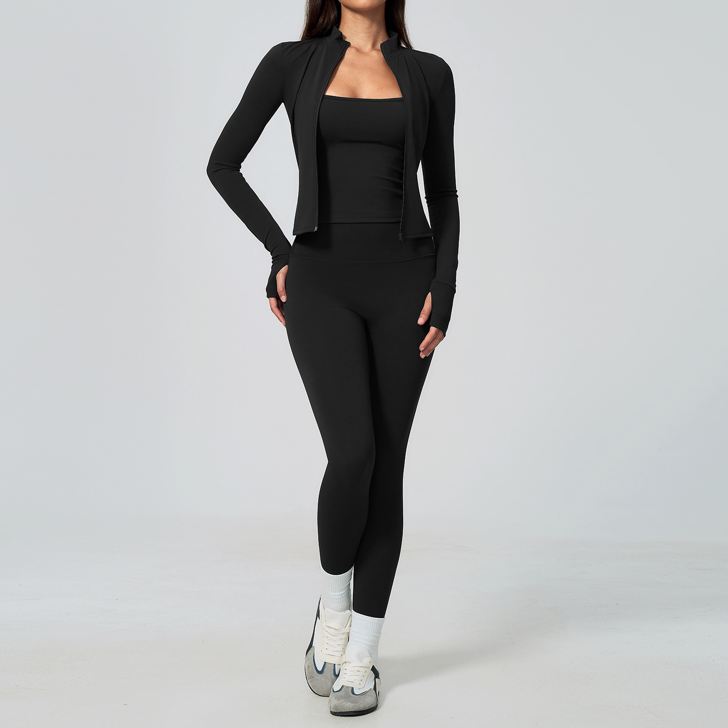 Damen Yoga-Set 3-teilig Workou – Winter Clothing Equipment Bewertung und Preis