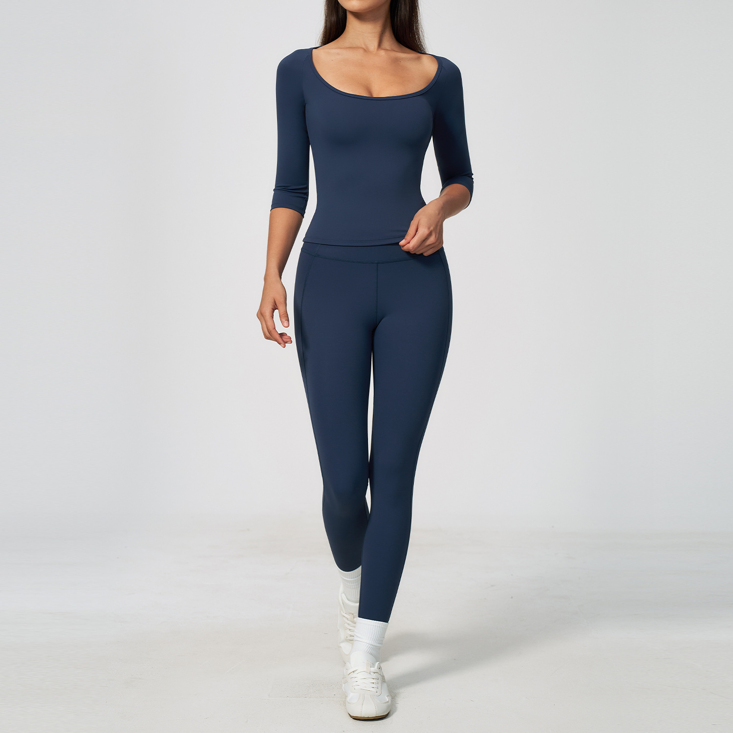 Damen 2-teiliges Yoga-Set 3/4- – Winter Clothing Equipment Bewertung und Preis